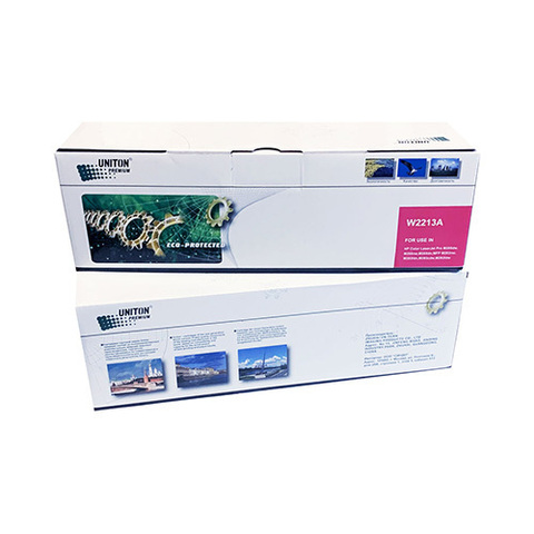 Картридж W2213A (207A) для HP Color LJ M255/MFP M282/M283 пурпурный (1,25K, с чипом APEX) UNITON Premium GREEN LINE (Eco Protected)