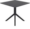 Стол пластиковый Siesta Contract Sky Table 80, черный