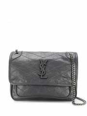 Сумка на плечо Saint Laurent Niki серый