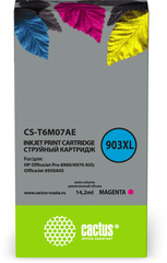 Картридж струйный Cactus CS-T6M07AE №903XL пурпурный (14.2мл) для HP OJP 6950, 6960, 6970