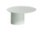 Столик Type D 80 см со смещенным основанием D 39 см (белый)