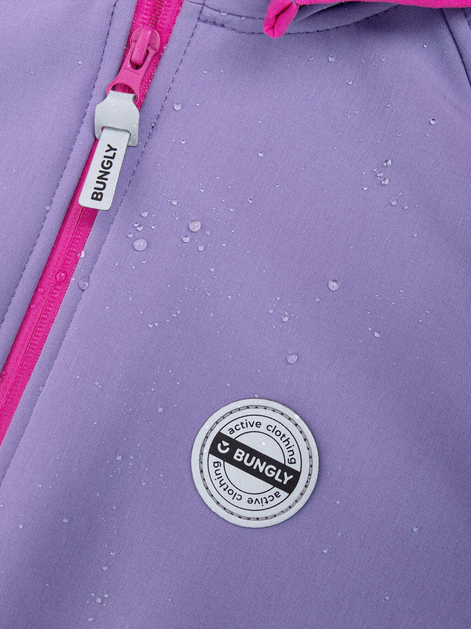 комбинезон softshell демисезонный "лаванда" 7+ из проверенных материалов спереди