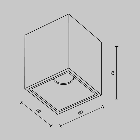 Потолочный светильник Maytoni Alfa led C065CL-8W3K-SQ-B