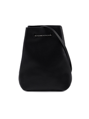 Сумка-кисет FLEUR цвета черного янтаря