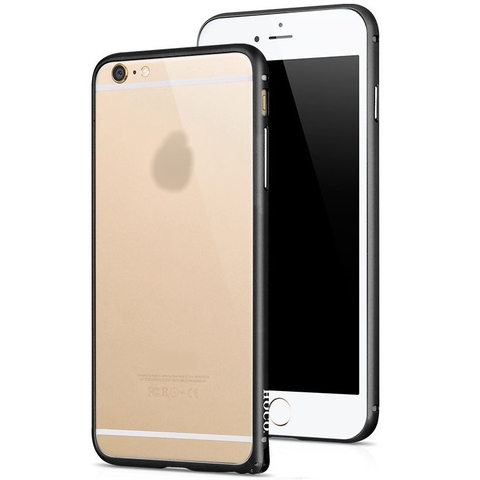 Бампер алюминиевый HOCO для iPhone 6 Plus, 6s Plus (Черный)