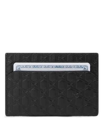 Портмоне кожаный тонкий/Black Textured Monogram