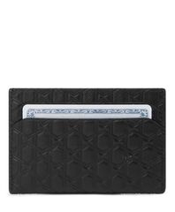 Портмоне кожаный тонкий/Black Textured Monogram