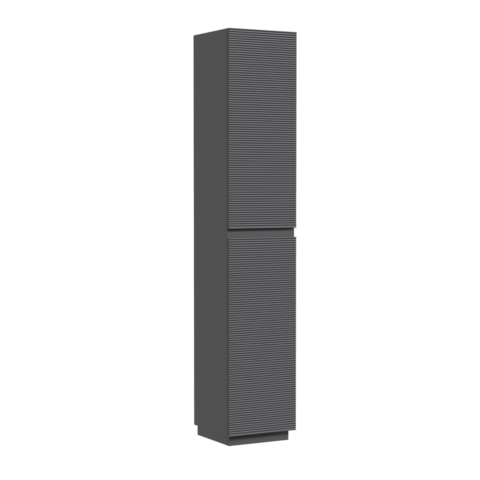 PFL35FGS Шкаф-пенал напольный SANCOS Folk, 350х350х1880 мм, Grey soft