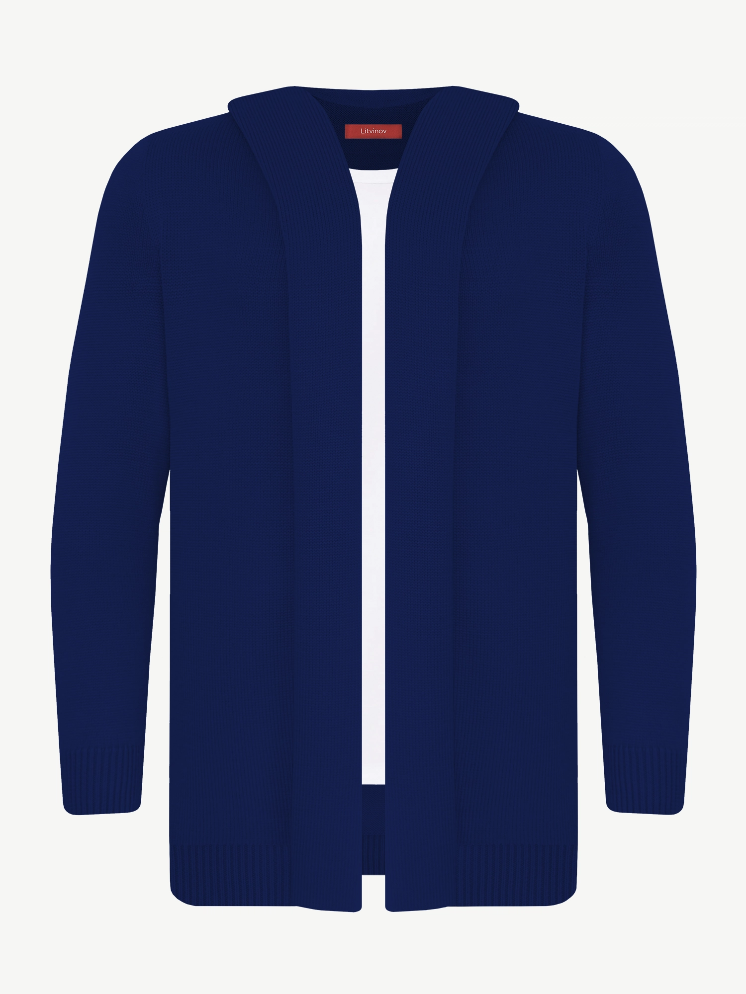 Кардиган с капюшоном из экохлопка