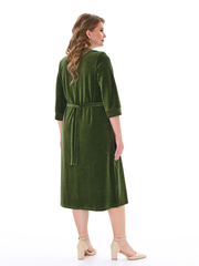 4067 Халат на пуговицах