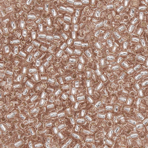 Японский бисер TOHO Round 11/0 (№31), с внутренним серебрением, прозрачный