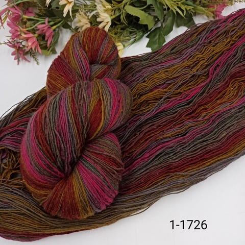 Дундага 6/1 шерсть секционного окрашивания 01-1726 420м/100гр