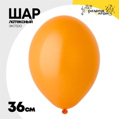 
          Шар латексный Экстра Пастель 36 см (Оранжевый)