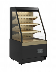 Кондитерская витрина Carboma KC70 VM 1,3-2 STANDARD открытая ПРЯМАЯ БОКОВИНА (версия 2.0) (Cube 2)