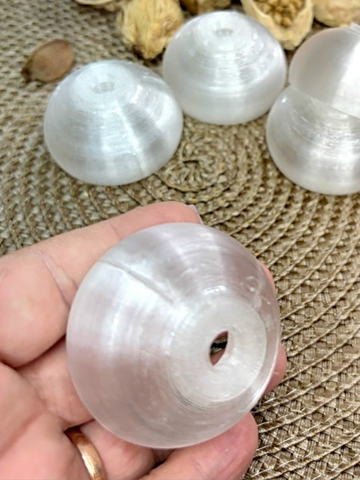 Плафон на резьбе полусфера+патрон G4 