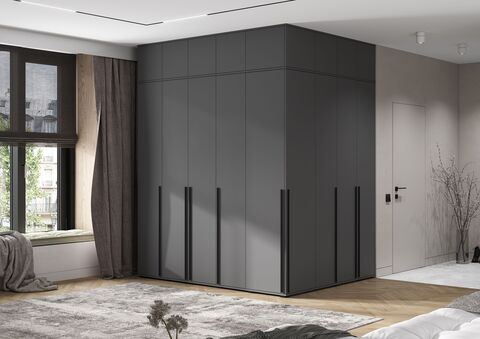 Комплект шкафов Норд №3 Графит / Графит