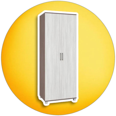 шкаф 2-х ств. ЕВА (ясень шимо) 0,8 м