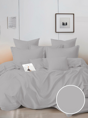 КПБ. Поплин. "Серебристый", 100% хлопок