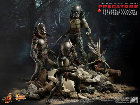 Фигурка Хищник Следопыт с гончей из фильма Хищники Hot Toys