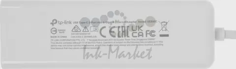 Сетевой адаптер Gigabit Ethernet TP-Link UE330C USB Type-C