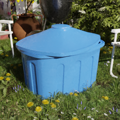 Ванна Ирпласт 400 л.(1100x900x600см;голубой) - арт.560353