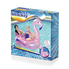 Надувной плот Розовый Фламинго  Bestway 41122 127 х 127 см