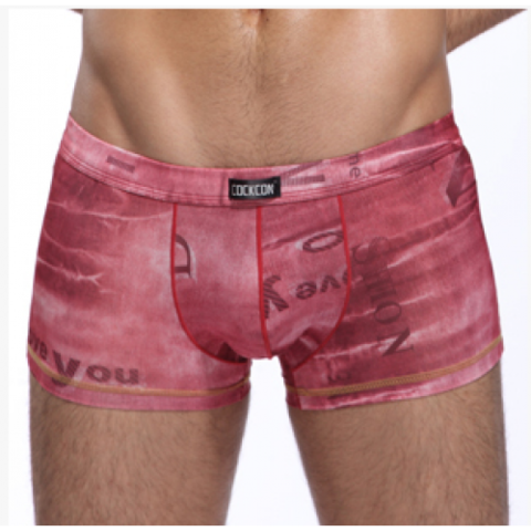 Мужские трусы боксеры розовые Cockcon Boxer Pink