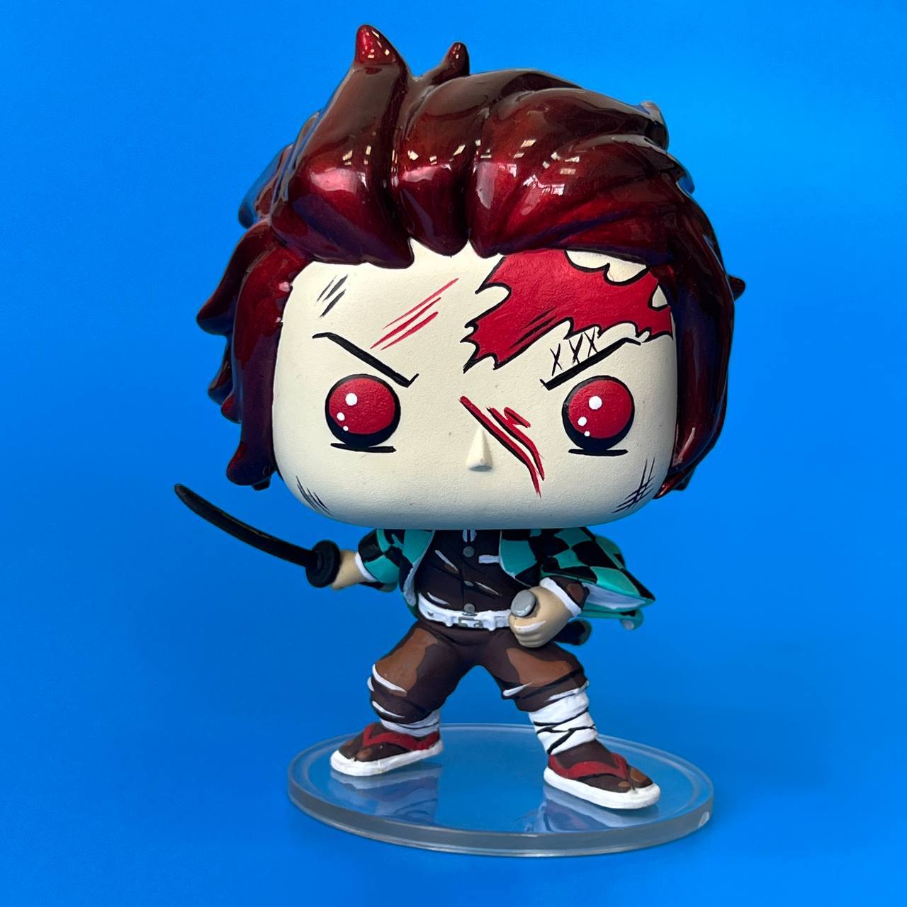 Кастомная Фигурка Funko POP! Demon Slayer: Tanjiro Kamado (Bloody) / Фанко  поп Танджиро - купить по выгодной цене | Funko POP Shop