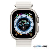 Apple Watch Ultra GPS + Cellular 49mm Titanium Case with White Ocean Band