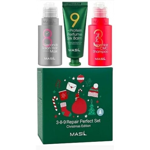Masil 3*8*9 Repair Perfect Set Christmas Edition (20 мл+50 мл+ 50мл) рождественский набор для восстановления волос