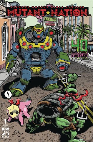 Teenage Mutant Ninja Turtles Mutant Nation #1 (40th Anniversary Cover)