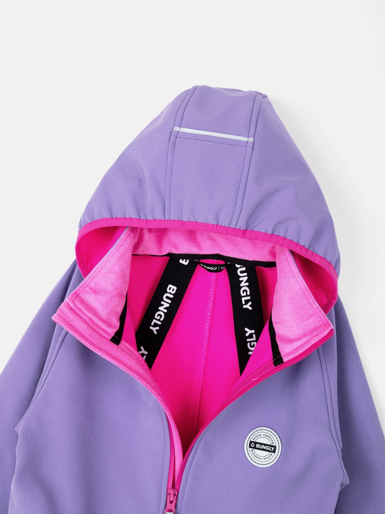 комбинезон softshell демисезонный "лаванда" 7+ универсального стиля с лицевой стороны