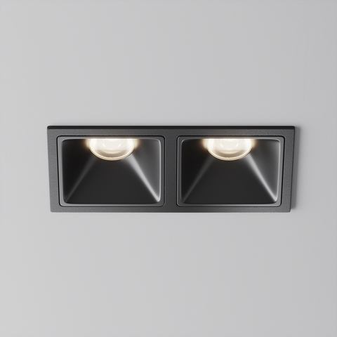 Встраиваемый светильник Maytoni Alfa led DL043-02-10W4K-SQ-B-1