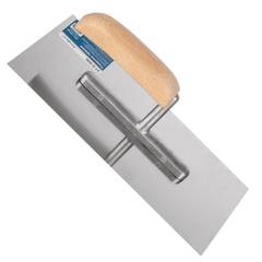 27-0-000 Гладилка прямая нержавеющая сталь, рукоятка из бука, 270х125мм (РемоКолор)