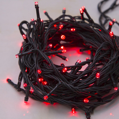 Гирлянда диод 10м б/к красная