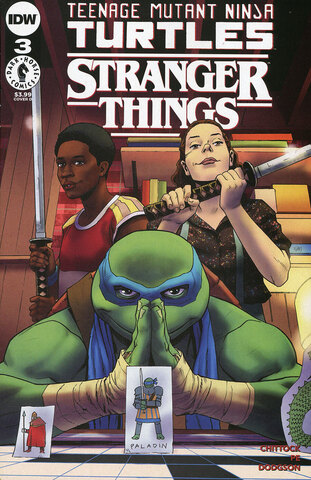 Teenage Mutant Ninja Turtles x Stranger Things #3 (Cover D)