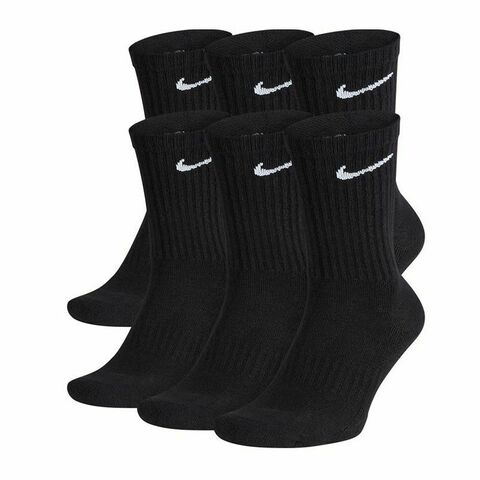 Теннисные носки Nike Everyday Cotton Cushioned Crew 6P- black/whtie