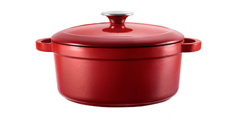Кастрюля 5.5л Voeux L'amour красная
