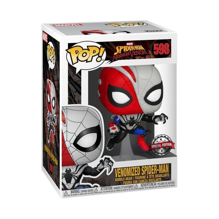 Funko POP Bobble Marvel Spider Man Maximum Venom Venomized Spider Man Exc 46460 14