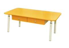 Стол детский на телескопических опорах двухместный "Малыш" с ящиками