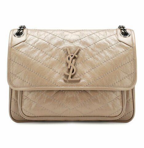 Сумка Saint Laurent Niki Medium бежевый
