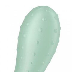 Вибратор для точки G Air Pump Vibator 3 от Satisfyer зеленый