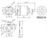 T-Motor MS2216 KV900