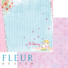 Бумага для скрапбукинга FLEUR-design, двусторонняя 30*30 см, 190 гр.