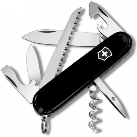 Нож складной Victorinox Camper Black, 91 mm (1.3613.3)