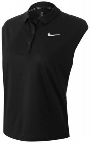 Женское поло Nike Court Dri-Fit Victory Polo W - black/white