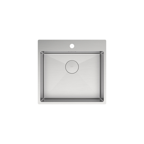 Lemark 9937109 JANGA 540 Мойка кухонная из нерж.стали цвет:сталь, в комплекте крепеж, арматура сливная с прямоуг.переливом, сифон