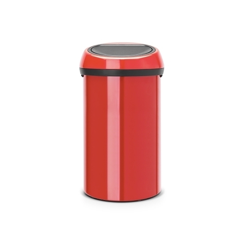 Ведро для мусора Brabantia Touch Bin красное 60л