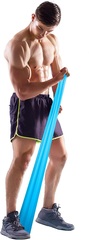 Rezin band \ Жгут спортивный резиновый \ Resistive Exercise Bands blue