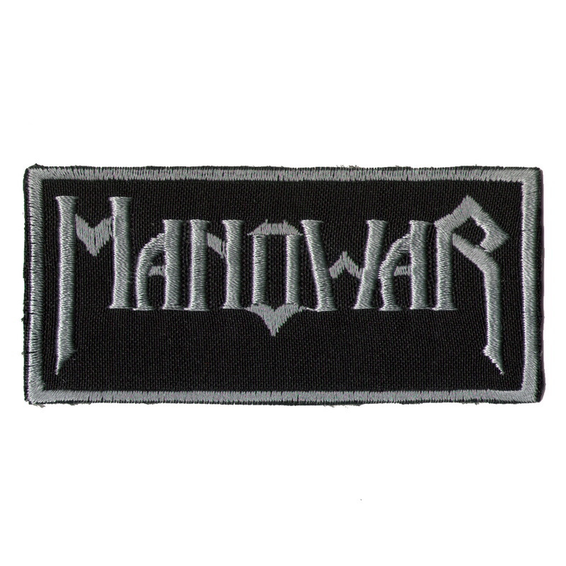 Шевроны ульяновск. Manowar надпись. Нашивки музыкальных групп. Белые нашивки с надписями. Шевроны с надписями.